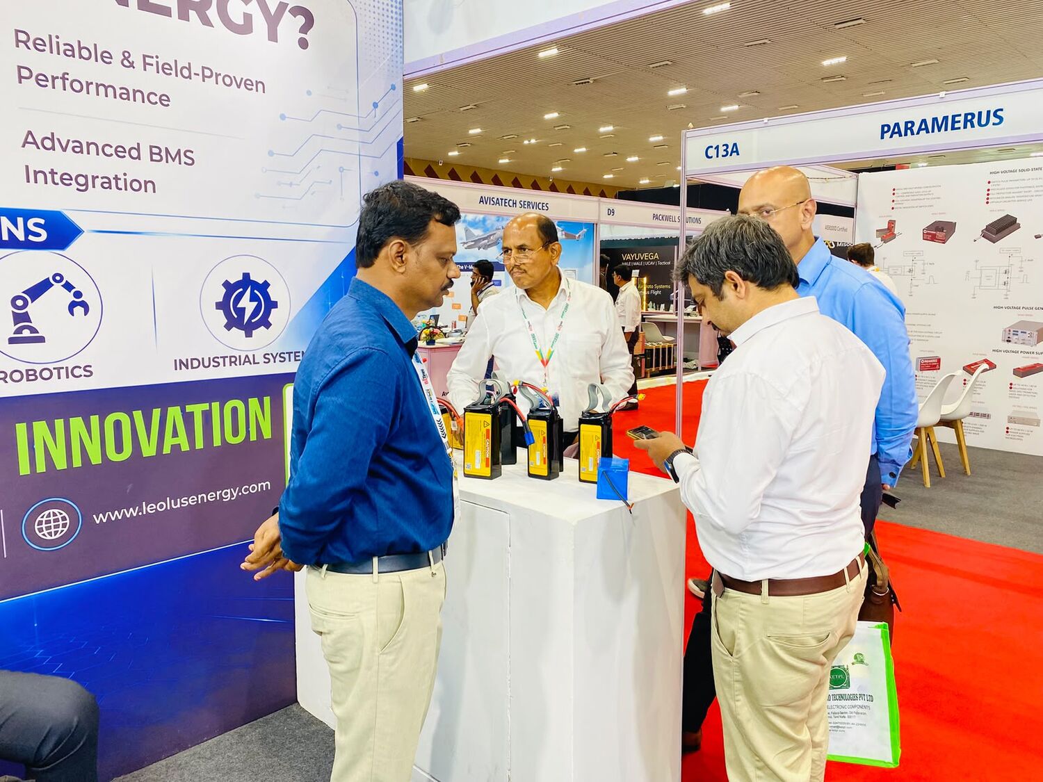Leolus Energy at DEFTECH Bharat 2026 drone & defence battery exhibition, Bengaluru — photo 4