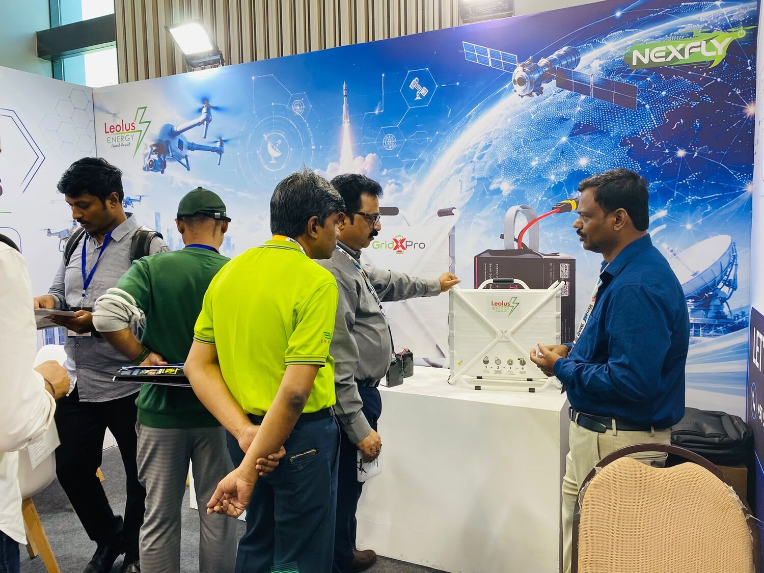 Leolus Energy at DEFTECH Bharat 2026 drone & defence battery exhibition, Bengaluru — photo 10