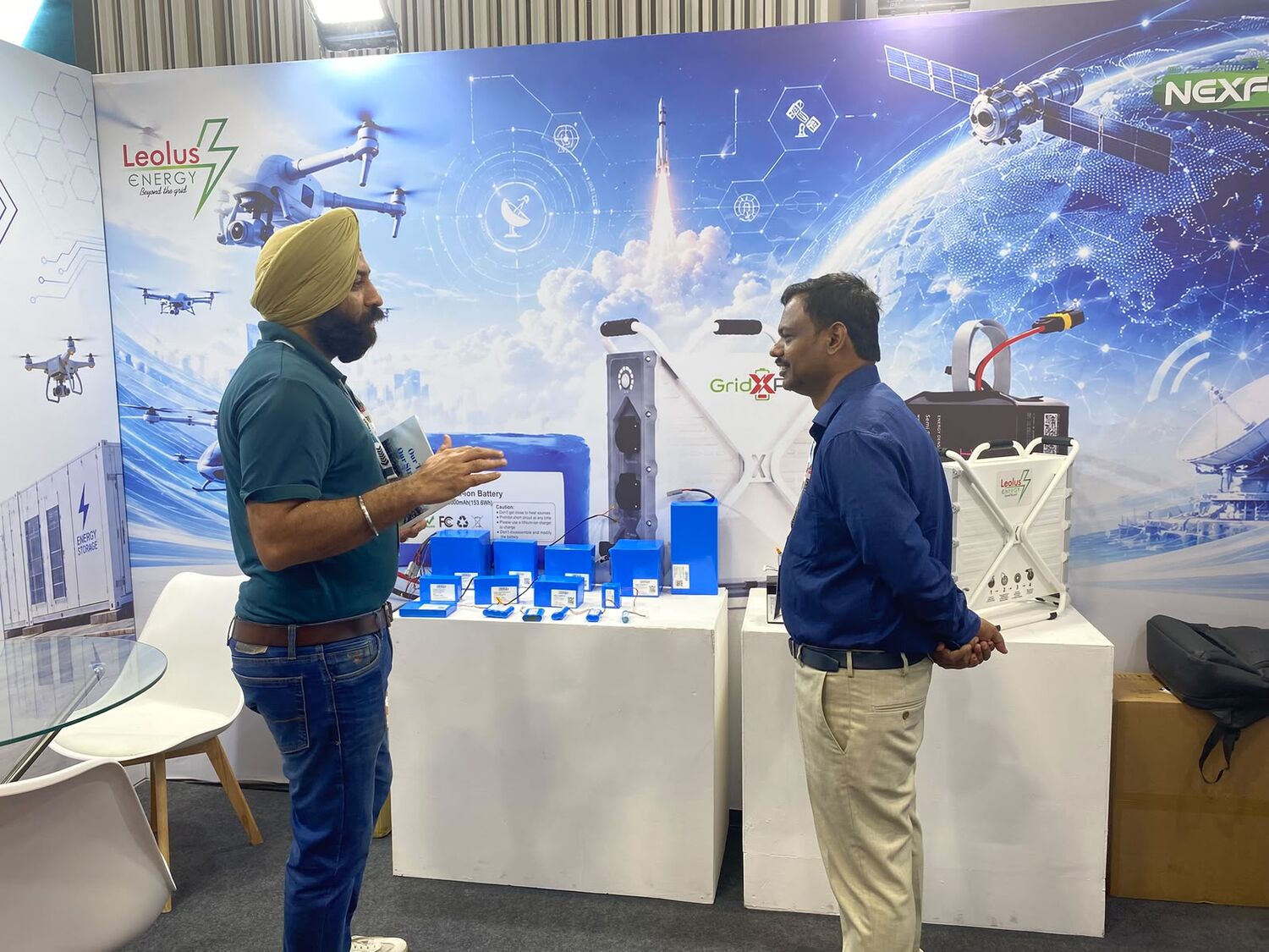 Leolus Energy at DEFTECH Bharat 2026 drone & defence battery exhibition, Bengaluru — photo 15