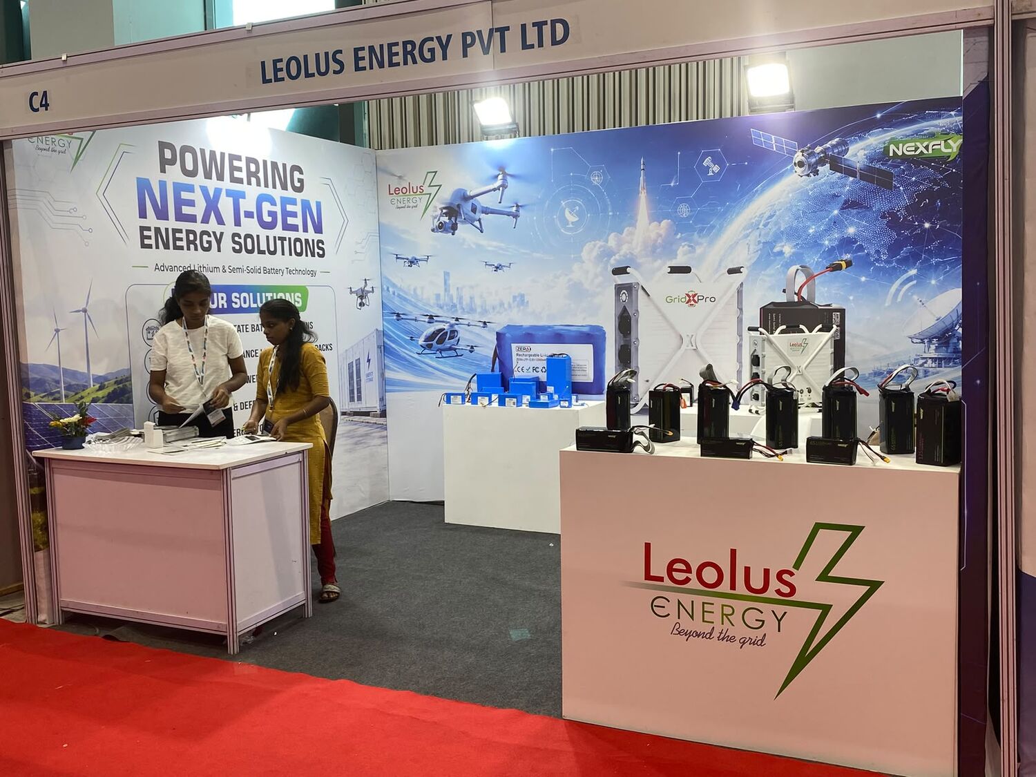 Leolus Energy at DEFTECH Bharat 2026 drone & defence battery exhibition, Bengaluru — photo 19