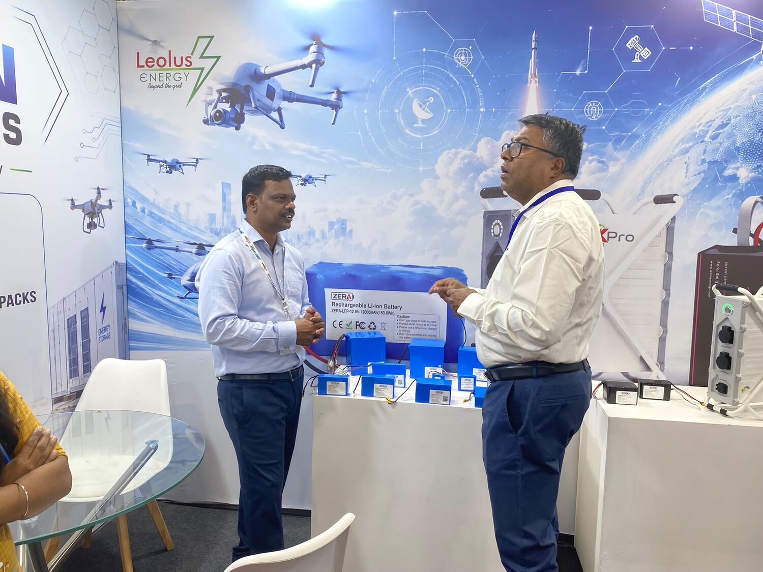 Leolus Energy at DEFTECH Bharat 2026 drone & defence battery exhibition, Bengaluru — photo 20