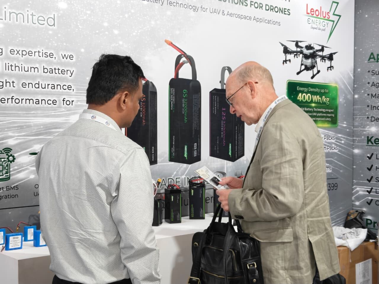 Leolus Energy at DEFTECH Bharat 2026 drone & defence battery exhibition, Bengaluru — photo 22
